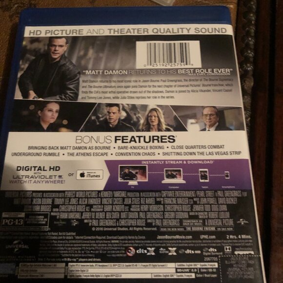 Jason Bourne Blu-Ray DVD - Picture 2 of 3